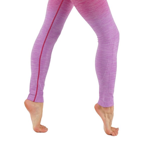NWT Yoga Dry-Fit Ombre Compression Leggings Seamless High Waist Tummy support - Picture 3 of 9